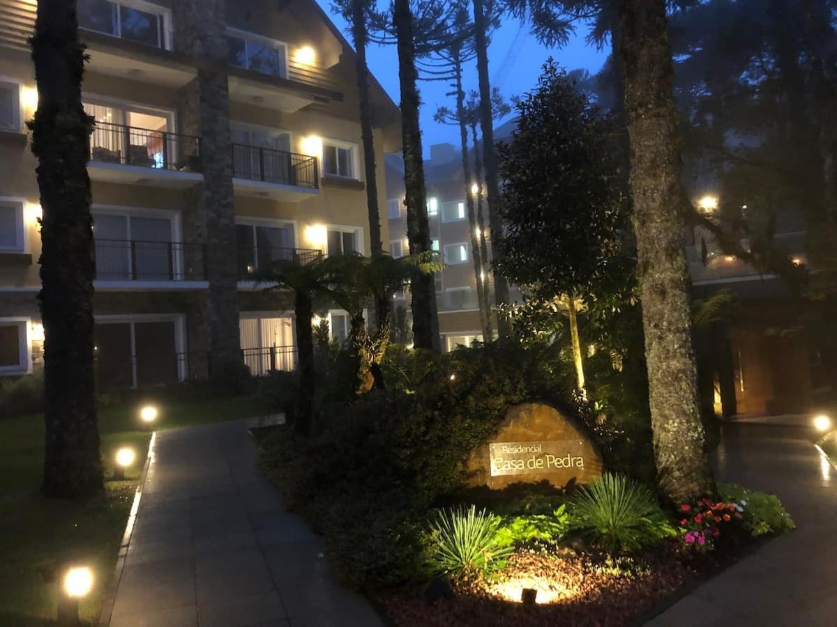 Excelente Apartamento Em Gramado/Rs No Condominio Casa De Pedra المظهر الخارجي الصورة