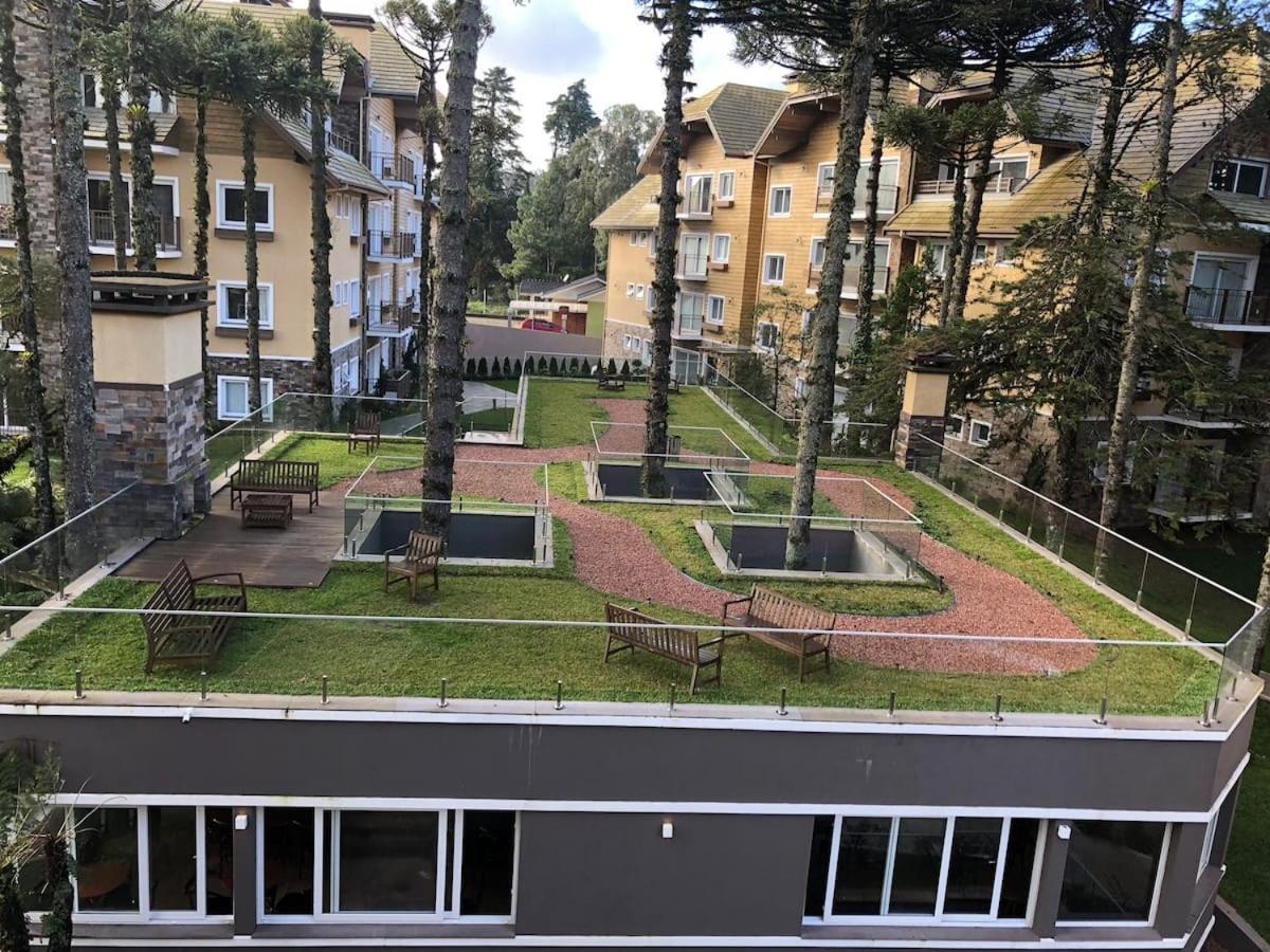 Excelente Apartamento Em Gramado/Rs No Condominio Casa De Pedra المظهر الخارجي الصورة